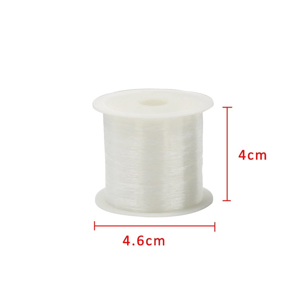 80m/Roll 0.2mm Beading Thread Crystal String Bead Cord Nylon Thread for Bracelet Jewelry Making DIY Craft Sewing Thread