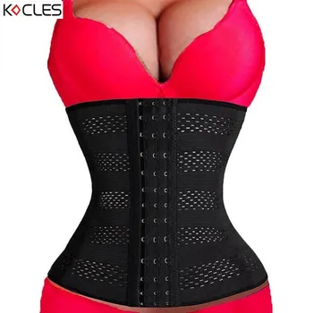 

New Women Body Shaper Latex Waist Cincher Tummy Girdle Corset Shapewear Slimming Underbust Control Belt Waist Trainer