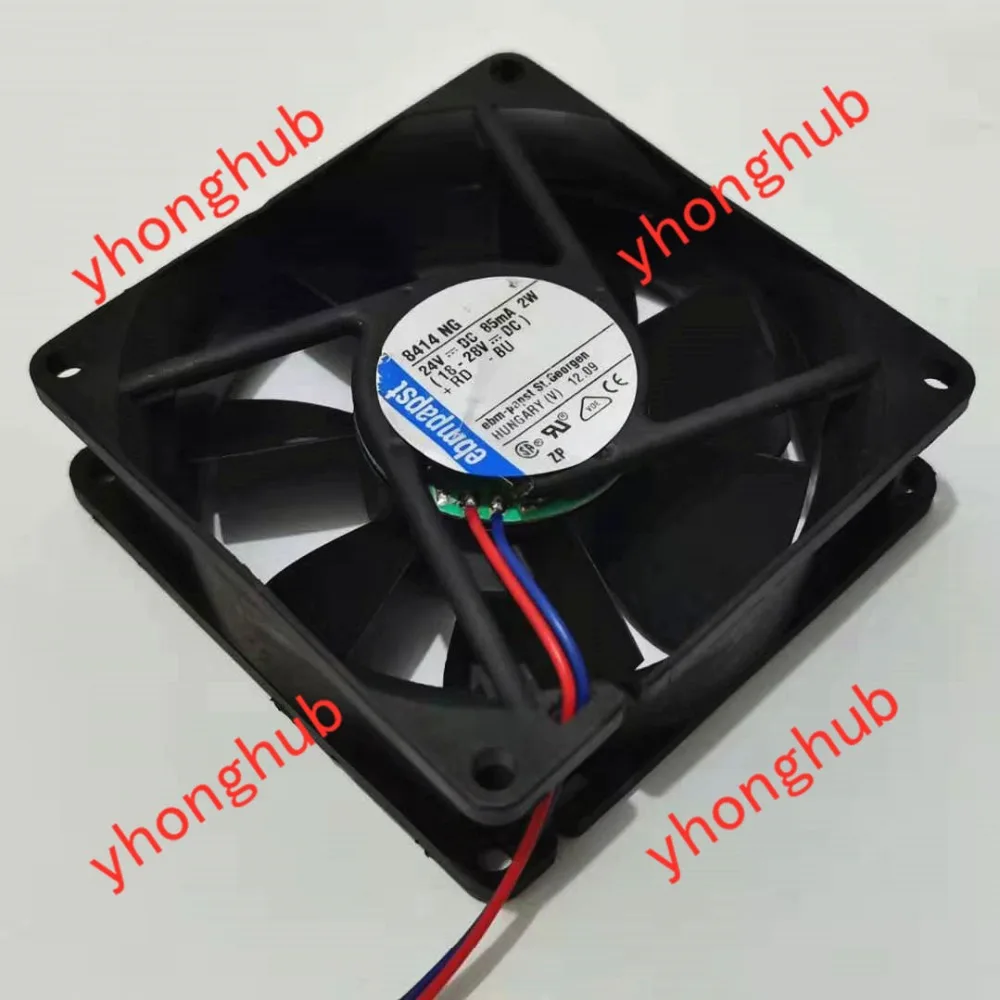 Ebmpapst 8414 NG 8414NG DC 24V 2W 80x80x25mm серверный кулер вентилятор