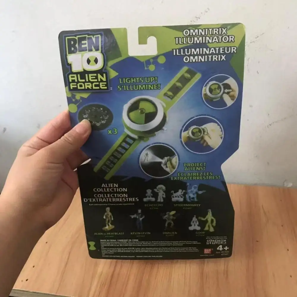 Популярные 3 стиля Ben 10 Ultimate Omnitrix часы стиль Япония проецирующие часы Ben10 часы игрушка Рождественский подарок для детей