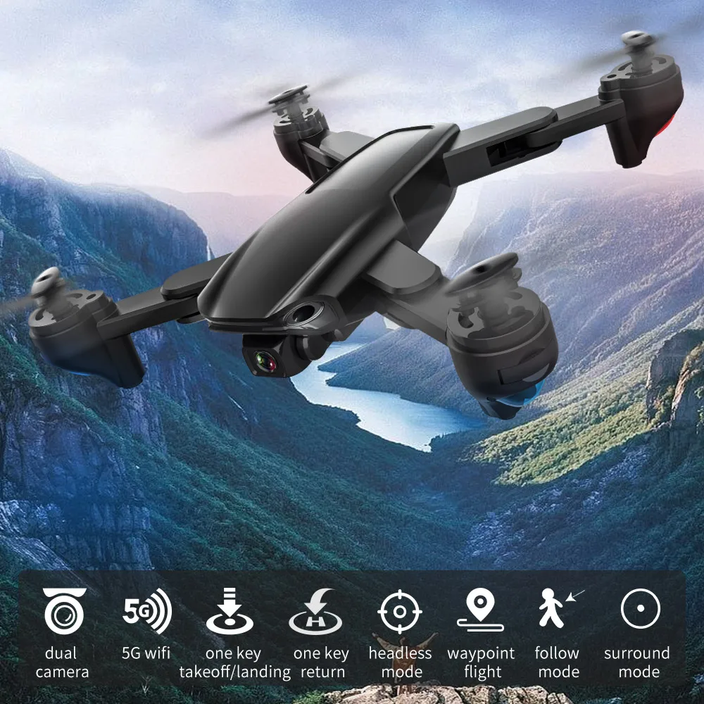 SG701S 5G Wifi GPS складной Радиоуправляемый Дрон с 4K двойной камерой оптическое
