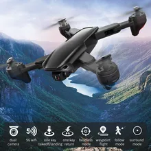 SG701S 5G Wifi GPS Drone plegable RC con 4K Cámara Dual posicionamiento de flujo óptico sin cabeza modo Waypoint sigue en RC Quadcopter