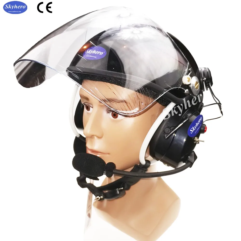 

Paramotoring Active Noise Reduction Helmet, Standard Noise Cancelling Paramotor Helmet, PPG, EN966, Free Shipping