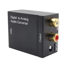 Analog Konverter Decoder Optical Digital Stereo Audio SPDIF Toslink Koaxial Signal Analog Adapter DAC Jack 2 * RCA Verstärker