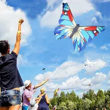 Зеленый змей бабочки S 30 м линия Weifang воздушный змей на заказ мультфильм детей воздушный змей открытый игрушки аксессуары