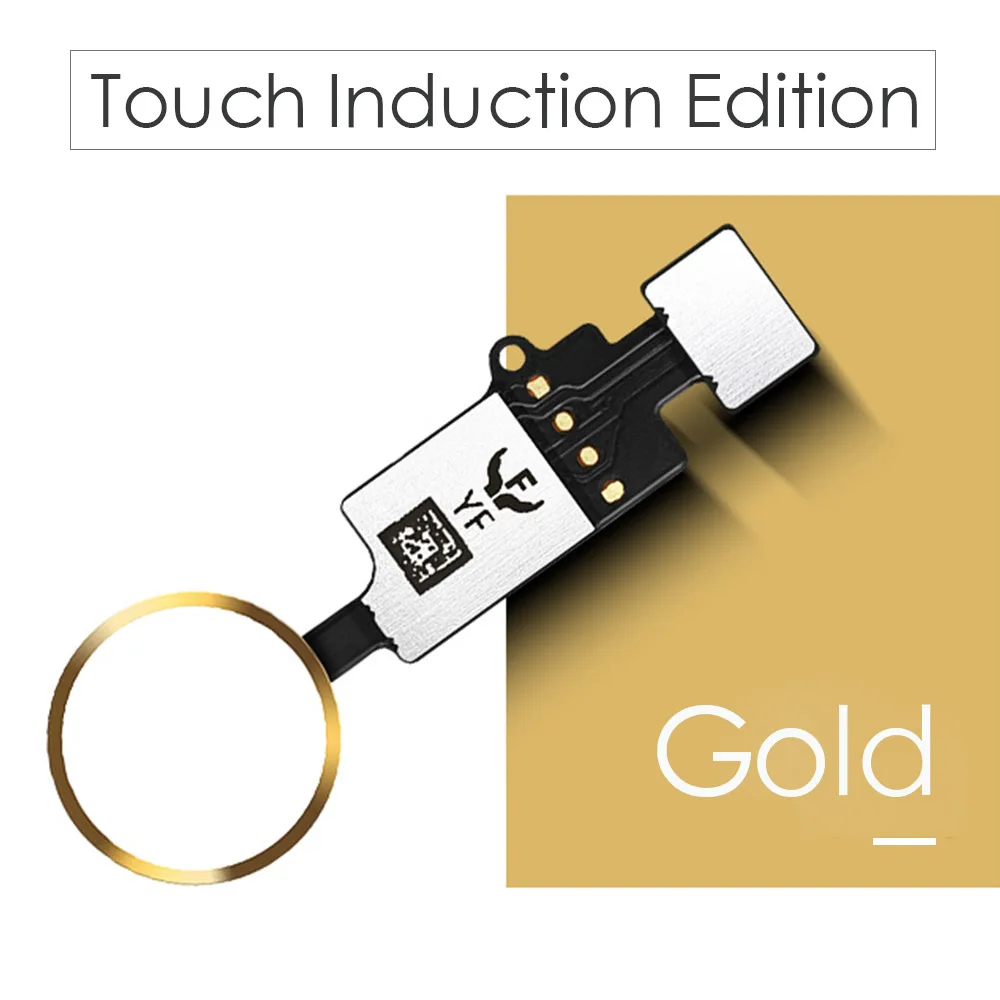 YF-Touch-Gold JC/Meibi 5th YF HX 3rd Gen универсальная кнопка home для iPhone 7 7G 8 8G Plus клавиатура меню Функция возврата без touch ID - Цвет: YF-Touch-Gold