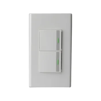 

Switch panel 2 - open position double control fluorescent switch