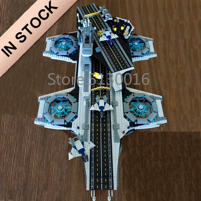 

In stock 07043 Marvel Movie The Shield Helicarrier 3057Pcs Building Blocks 76042 Bricks Super Heroes Avengers