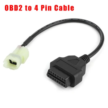 

For Honda Cable Motorcycle ATV Motorbike 4 Pin OBD2 Code Reader Durable