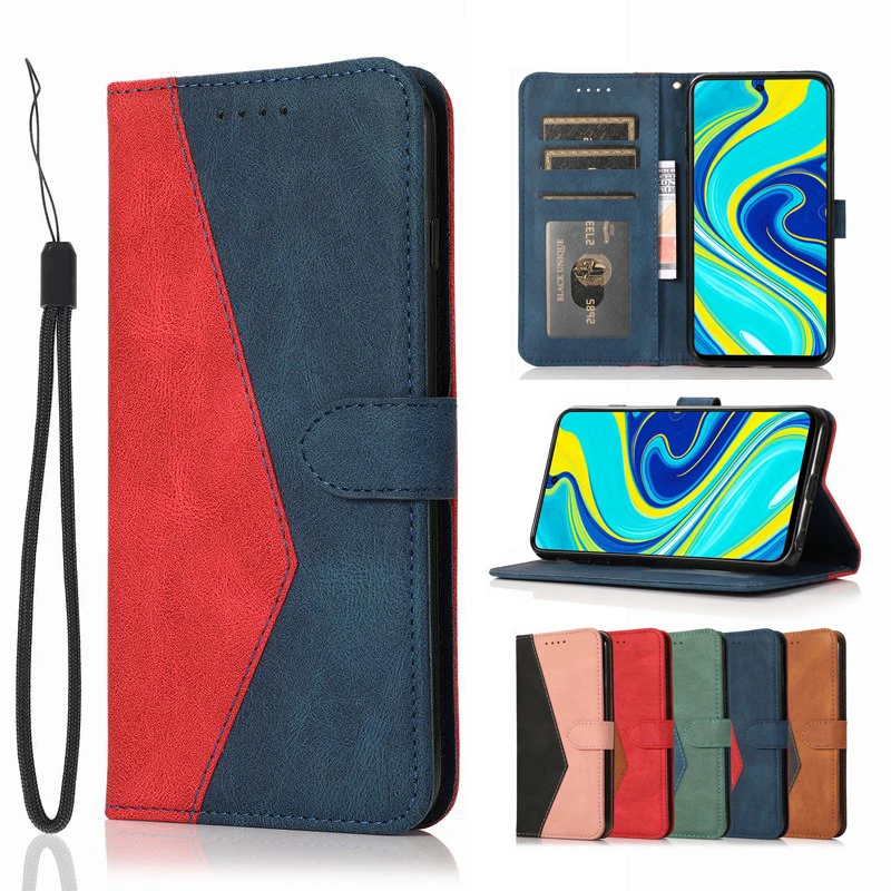 Откидной Чехол бумажник для Redmi Note 9 Pro 9s 8 A 9a 9c 9i чехол Xiaomi Mi 10T Lite Poco X3 NFC C3 кожаный
