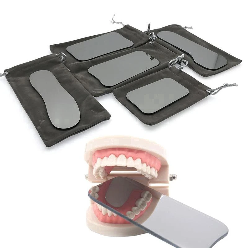 Miroir Dentaire Double Face - Réflecteur Buccal Pour Orthodontie Et Photographie