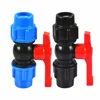 20/25/32/40/50/63mm Plastic Water Pipe Quick Valve Connector PE Tube Ball Valves Accessories ► Photo 1/5