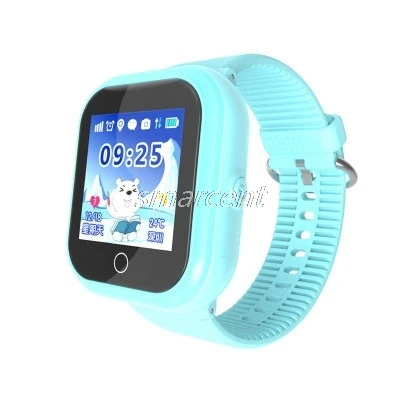 blue without box Умные детские часы телефон с gps сим-карта для детской камеры IP67 водонепроницаемый смарт-часы трекер дети pk Q50 Q90 DF25 DS18 - Цвет: blue without box