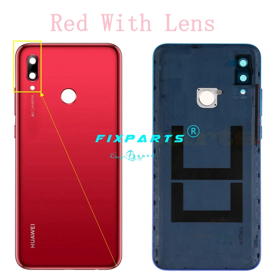 Original Huawei P Smart Back Battery Cover Rear Housing Case With Camera Lens Replacement Huawei P Smart Battery Cover