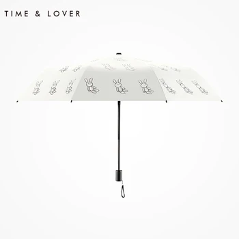 

Luxury Windproof Umbrella Black Coating Rain Sun UV Umbrella 3 Folding Wind Resistant Auto Big Sombrilla Women Men Parasol Q