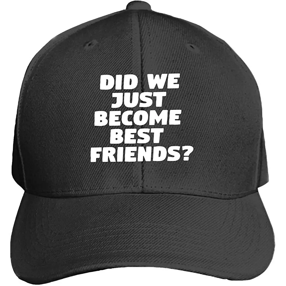 EIGTU Did мы только что стали лучшими друзьями бейсбольная кепка папа шляпа Дальнобойщик головные уборы для мужчин и женщин