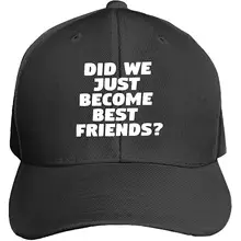 EIGTU Did мы только что стали лучшими друзьями бейсбольная кепка папа шляпа Дальнобойщик головные уборы для мужчин и женщин