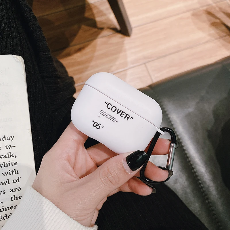 Винтажный Мягкий силиконовый чехол с масляной росписью для apple Airpods 3 Pro, белая Беспроводная bluetooth-гарнитура, чехол для наушников, крючок - Цвет: 05