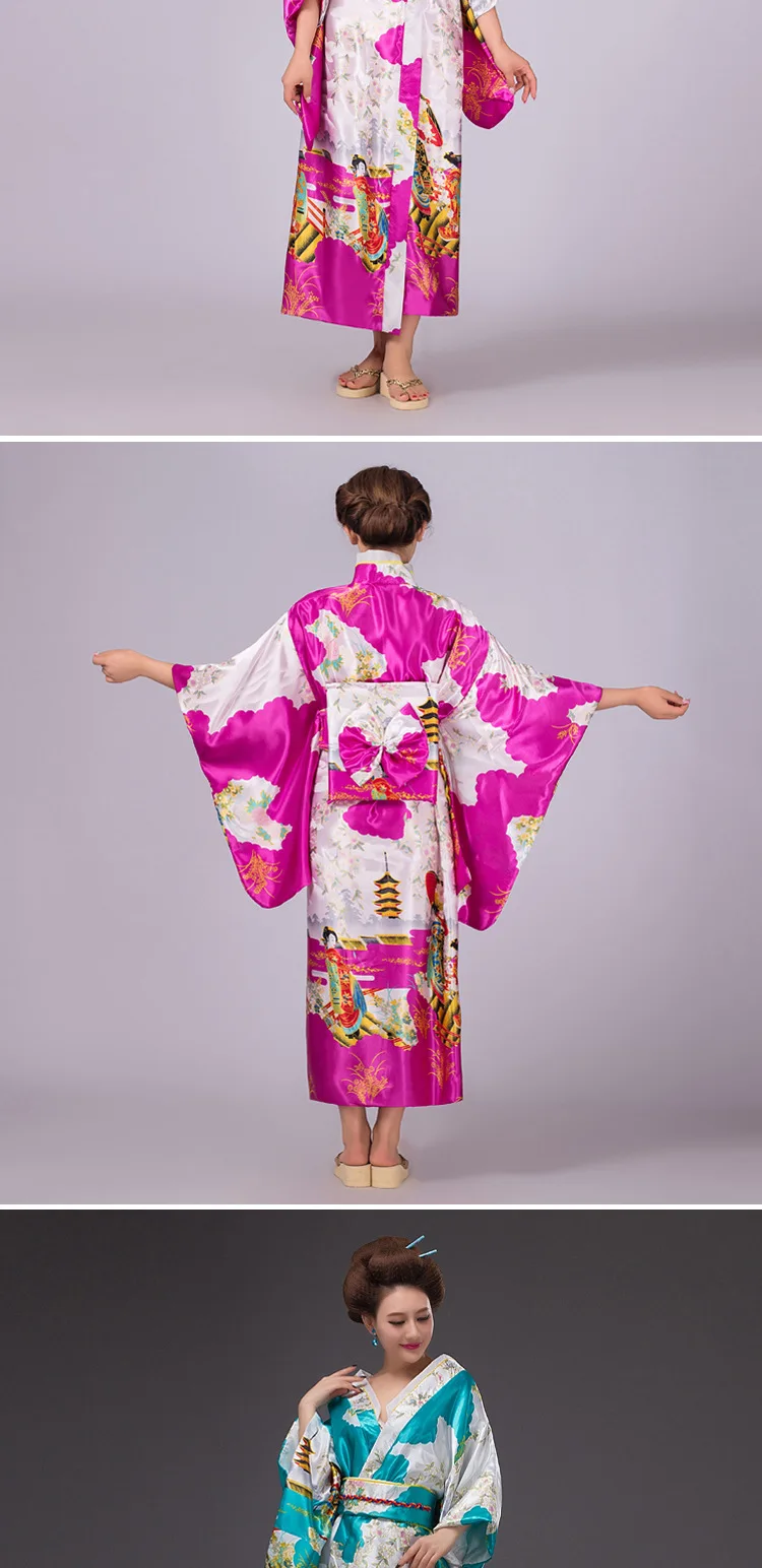 Кимоно японское mujer японские кимоно femme ханбок японское кимоно традиционное ropa mujer Гейша платье quimono japones стиль
