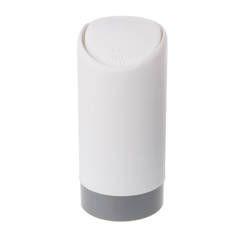 Silicone Car Trash Bin Rolling Cover Garbage Cup Auto Dust Rubbish Box Organizer LX9C