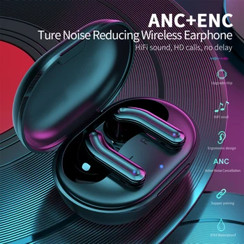 

Essager Q90 TWS Wireless Earphone Bluetooth Headphone Noise Canceling Earphones Portable Audio Video Earbuds For iPhone Android