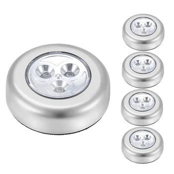 

AAA Battery Powered LED Under Cabinet Light led Touch Closet Light Wireless Night Lamp For Kitchen Wardrobe Bedroom Lighting