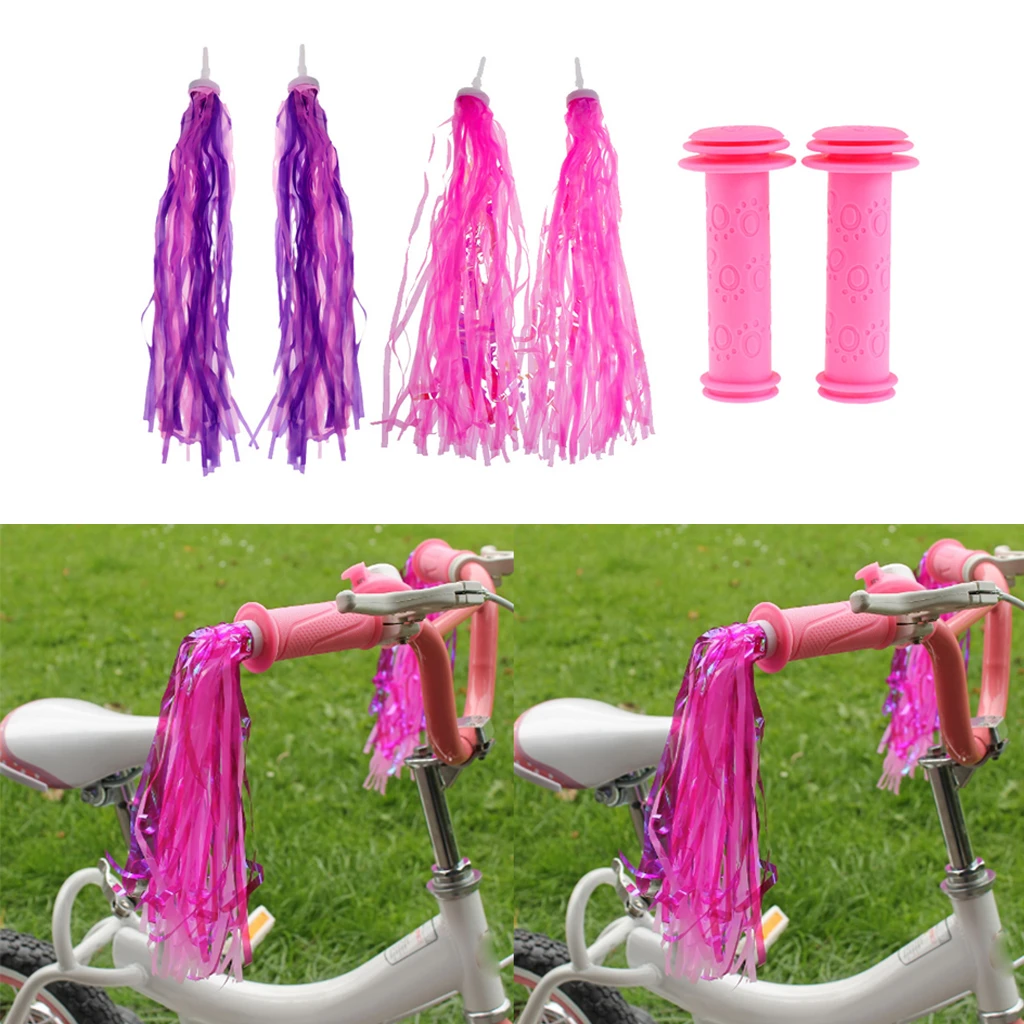 tricycle handlebar grips with streamers