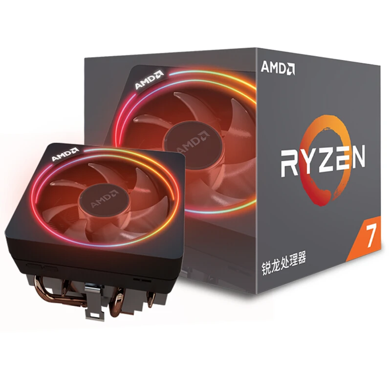 Новый amd ryzen 7 2700X процессор 3 ГГц Восьмиядерный шестнадцать-провод 105W TDP разъем AM4