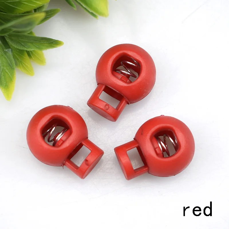 red 20 шт. Meetee замочек с замочком и замочком, круглые замочки с замочком для спортивной одежды, спортивные ботинки, кружевные аксессуары, F5-2 - Цвет: red