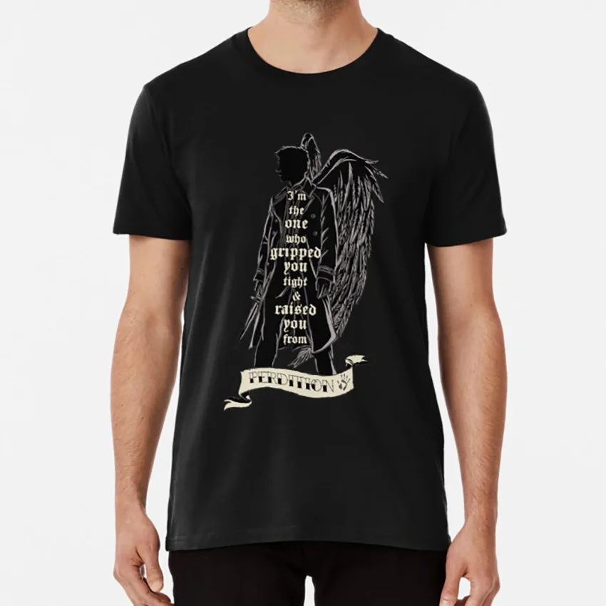 Perdition футболка Кастиель Сверхъестественное SPN misha collins destiel deancas ТВ шоу jimmy novak Дин