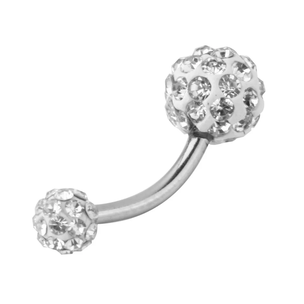 

Barbell Rhinestone Crystal Body Jewelry Piercing Navel Belly Button Rings Percing Jewelry Belly RingPiercing accessories &15