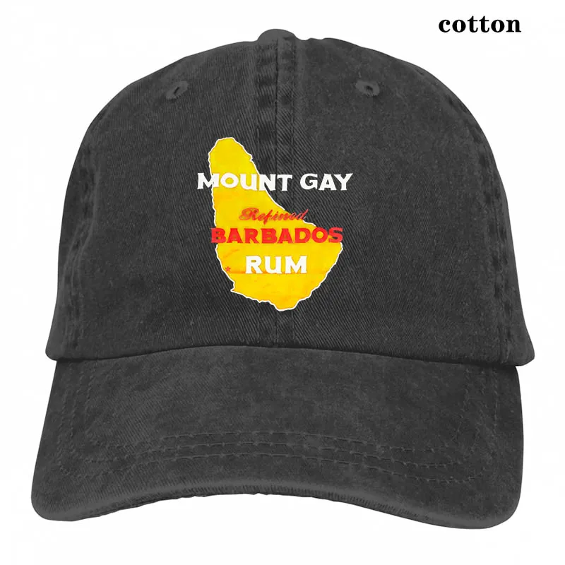 90s VTG nos MOUNT GAY RUM BARBADOS nwot логотип Liquor XL Booze промо бейсболка для мужчин и женщин Кепка для водителя грузовика модная Регулируемая Кепка - Цвет: 3-Black
