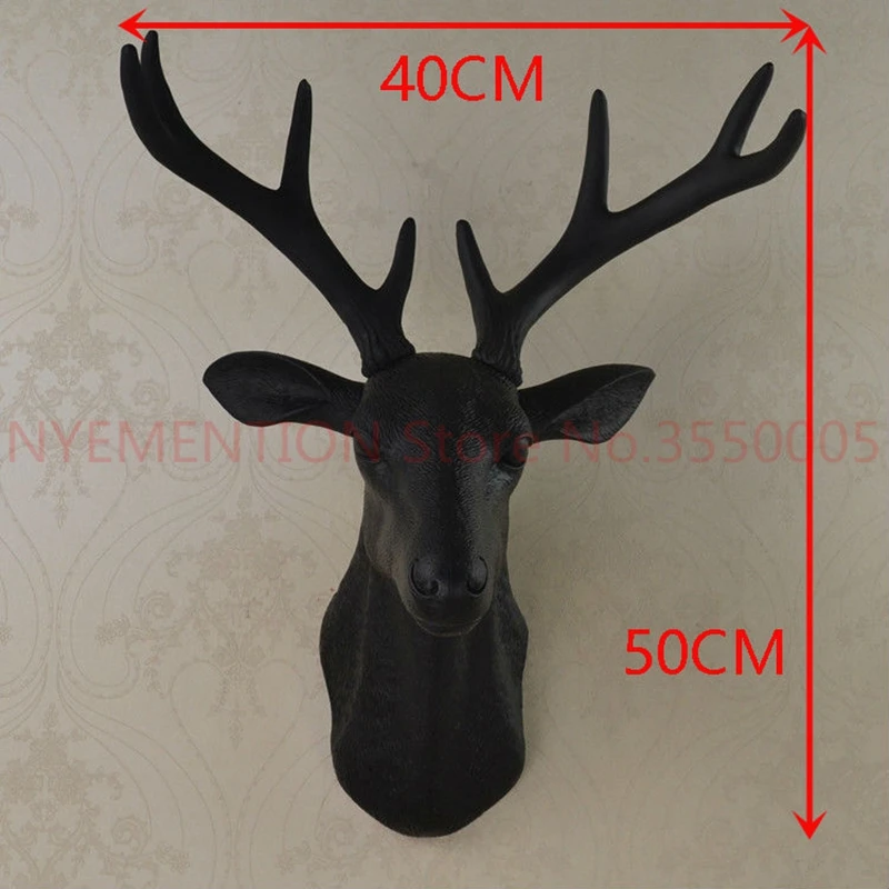 1 шт. настенная мини скульптура в виде головы оленя|Статуи и скульптуры| |