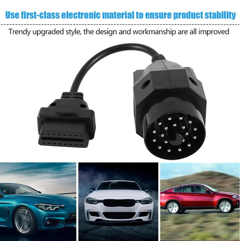 Сверхмощная конструкция 20 контактный разъем для OBD2 OBD 2 посадкой 16 Pin Авто
