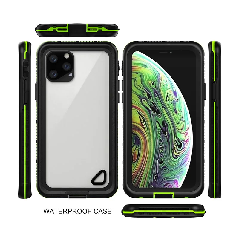 Водонепроницаемый чехол для мобильного телефона, защита всего тела для iPhone 11 Pro Max HSJ-19