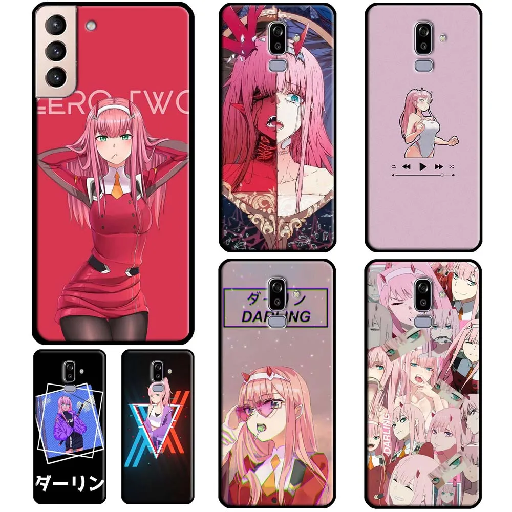 Чехол для телефона Zero Two Darling in the FranXX аниме Samsung Galaxy A3 A5 J1 2016 J3 J5 J7 2017 A6 A8 J6 J4 Plus J8 A7 A9