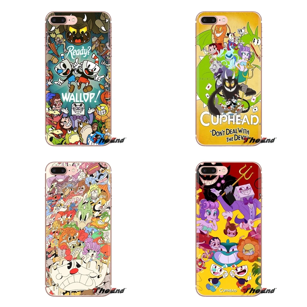 

Transparent Soft Cases Covers viedo game Cuphead For Samsung Galaxy J1 J2 J3 J4 J5 J6 J7 J8 Plus 2018 Prime 2015 2016 2017