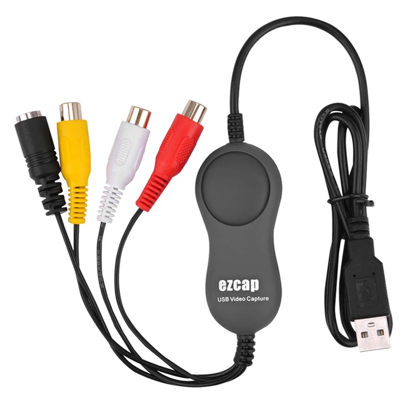 Ezcap USB видеозахват двойного назначения Карта видеозахвата Бесплатный диск 720P для