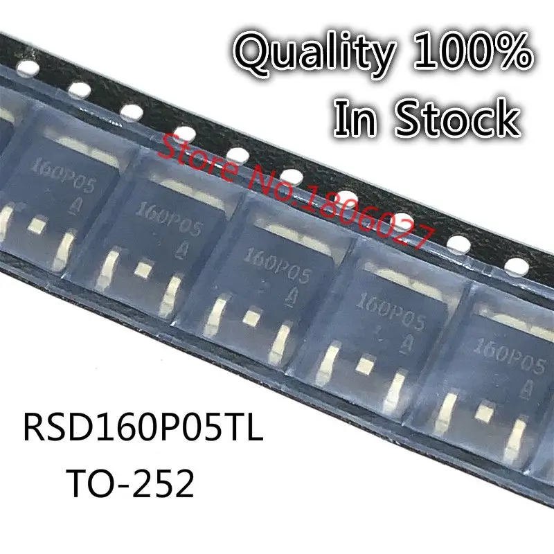 10 шт./лот RSD160P05TL 160P05 MOS tube P channel 45V 16A TO-252 | Электронные компоненты и принадлежности