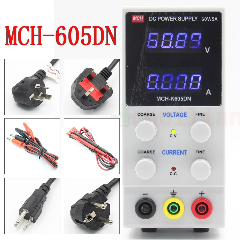 MCH-605DN 3010DN 305DN Регулируемый источник питания постоянного тока 60В 5А Цифровой