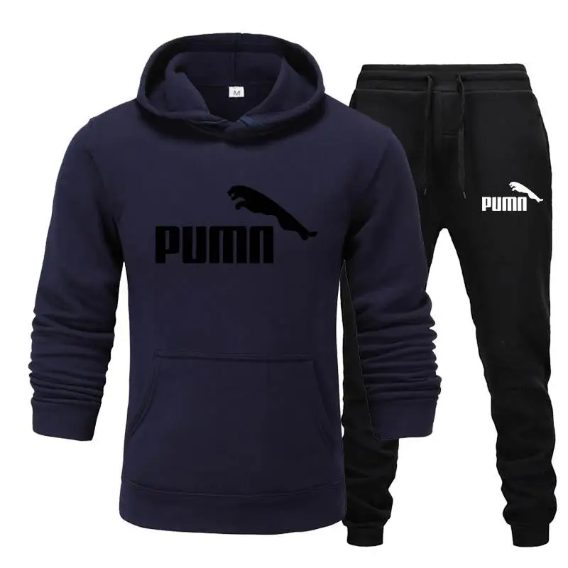 

Autumn Winter Hot Brand Two Pieces Sets Thick hoodies Tracksuit Men/women Sportswear Gyms Fitness Training Hoodies Sweatshirts