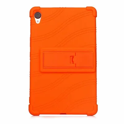 Orange Мягкий силиконовый чехол для huawei Mediapad M6 8,4 дюймов VRD-AL09 VRD-W09 Funda чехол подставка держатель для huawei M6 8,4 ''+ подарок - Цвет: Orange