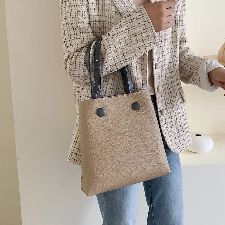 

Summer Bag Women's 2019 New Style Retro Fashion Tote Bag High Grade Sense France Non-mainstream Versatile Crossbody Bag