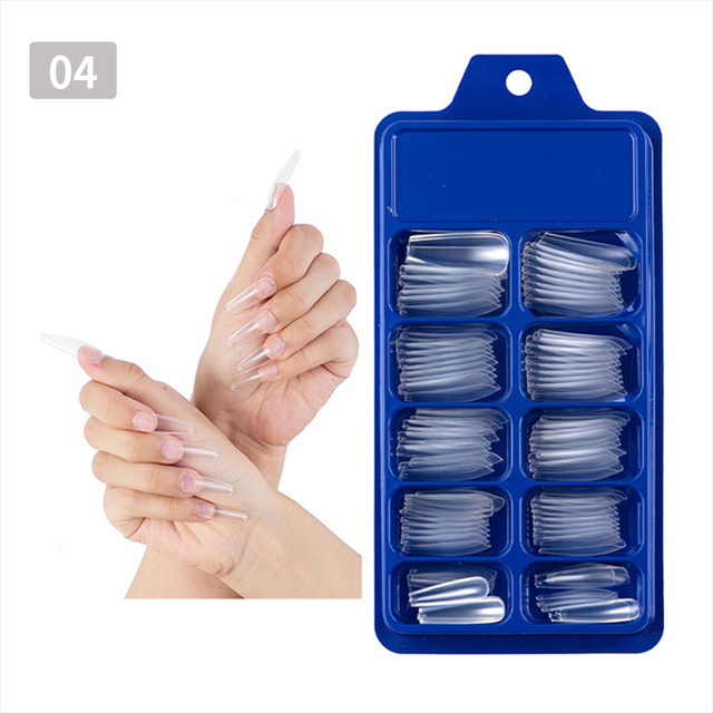 Box Quick Building Nail Mold Tips Nail Dual Forms Finger Extension Nail Art UV Extend Gel Nail Extension Tool