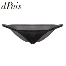 Сексуальные трусики для женщин Экзотические Микро Мини Прозрачное тонкое нижнее белье супер низкая талия трусики-Танга Нижнее белье Трусики-бикини