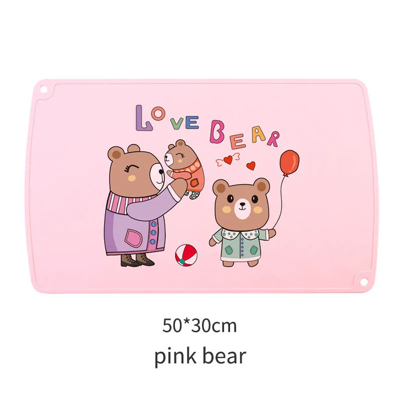Нескользящие водонепроницаемые детские столовые приборы пищевого класса Силиконовые 50*30 см студенческие Детские Настольные Коврики милый мультфильм животных декор стола