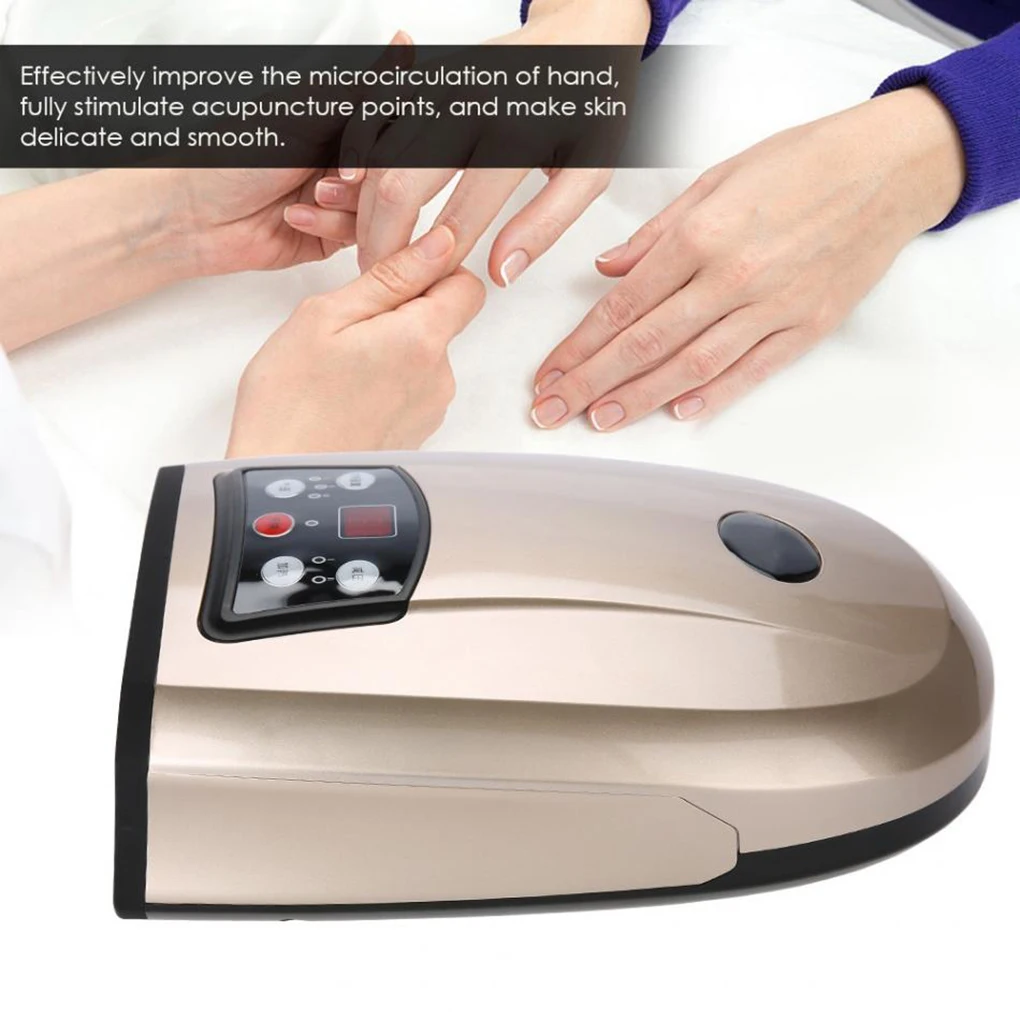

Heated Hand Massager Physiotherapy Equipment Pressotherapy Palm Massage Device Stress Relief Joints Relax Tool Palm Massaging