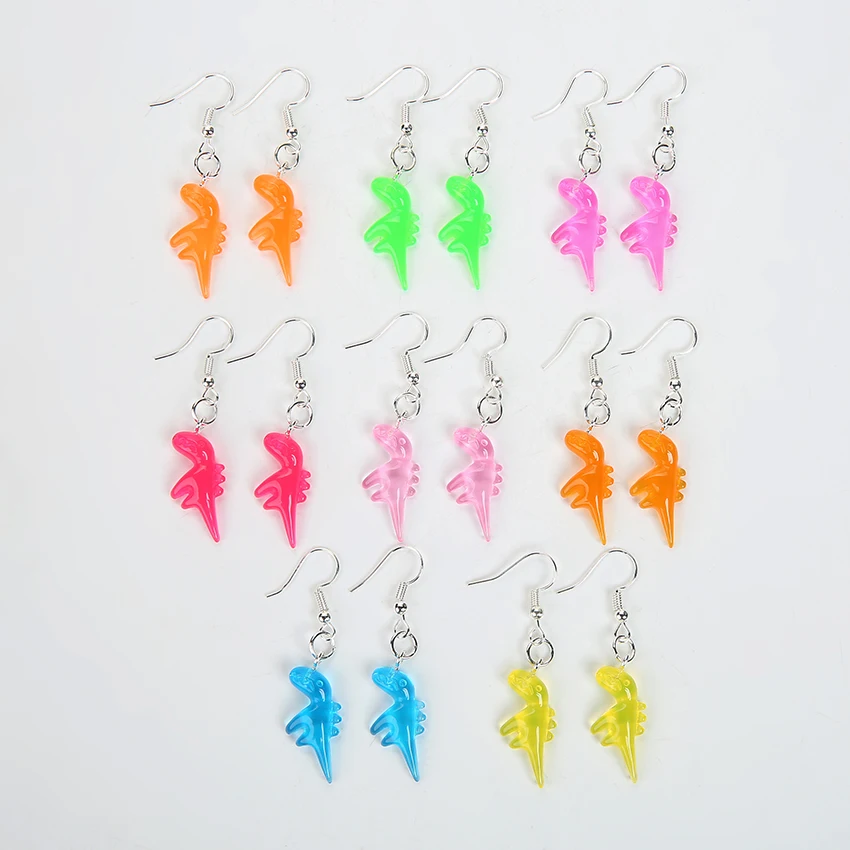 Small 3D Dinosaur Dangly Resin Earrings Mystery Boxes