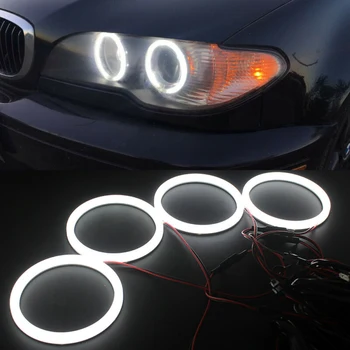 

LED Angel Eye Bulbs Halo For BMW E46 2D 2-Door Coupe Auto Replacement 4pcs