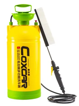 

E-FOUR Air Pump Car Washer with High Pressure Water Gun & Pipe Nozzles Changeable Parts Portable Washer Machine for Wash Cars